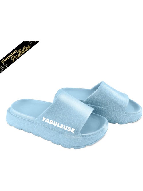 Claquettes à Paillettes - Fabuleuse - Kiabi Claquettes à Paillettes - Fabuleuse - Kiabi