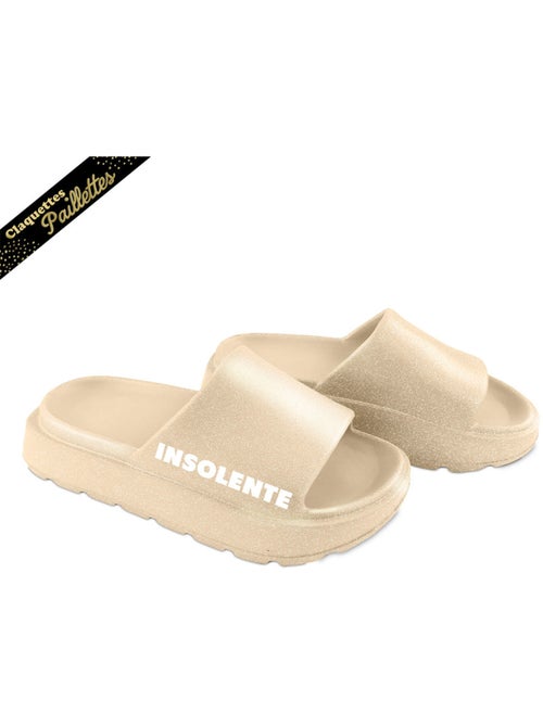 Claquettes à Paillettes - Insolente - Kiabi