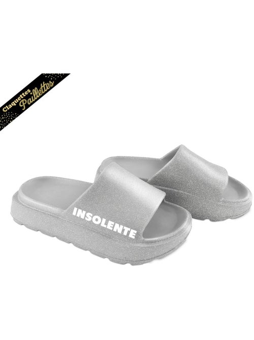 Claquettes à Paillettes - Insolente - Kiabi Claquettes à Paillettes - Insolente - Kiabi