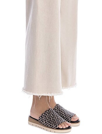 Claquettes Argent Femme XTI 143881