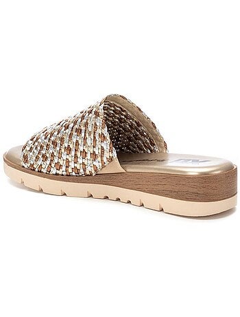 Claquettes Argent Femme XTI 143881