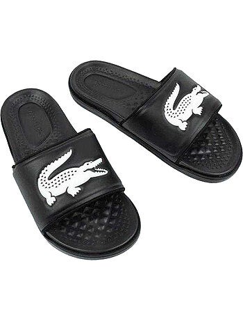 Claquettes croco dualiste - lacoste