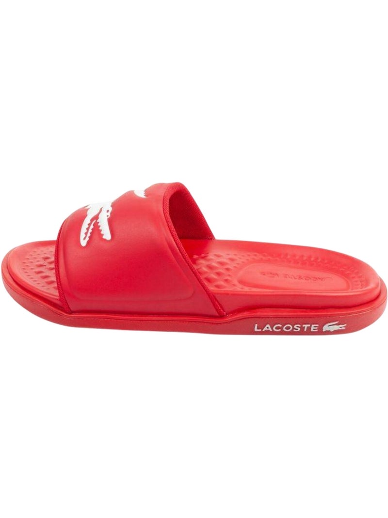Claquettes croco dualiste - lacoste Rouge - Kiabi