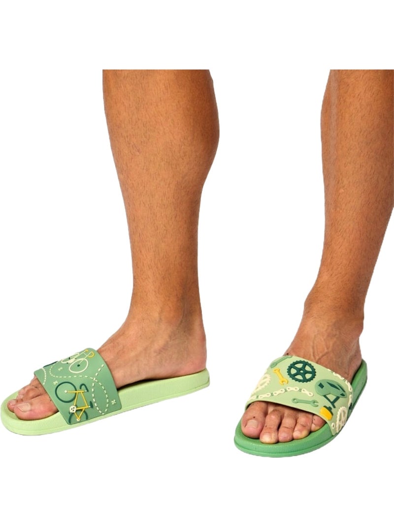 Claquettes Cyclisme Vert - Kiabi