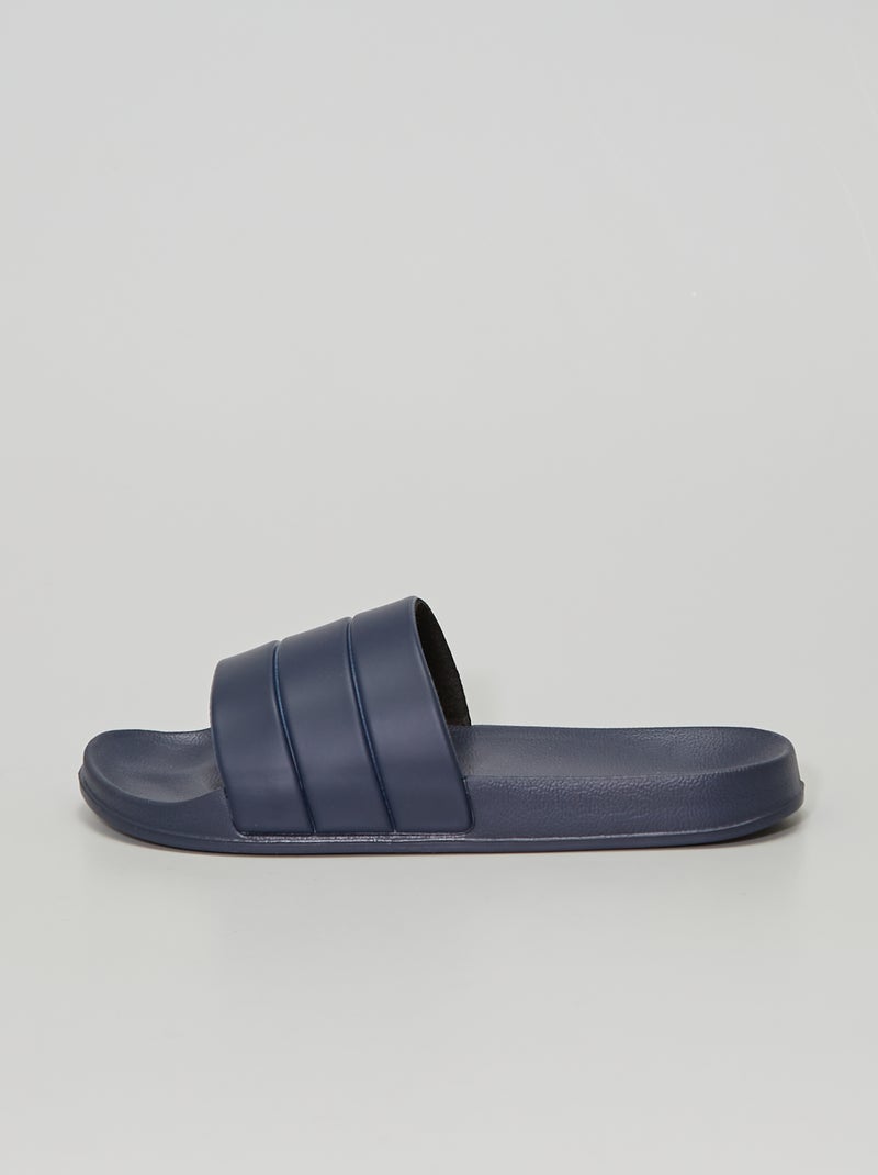 Claquettes de piscine Bleu marine - Kiabi
