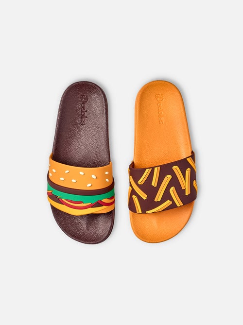 Claquettes Dedoles Burger Frites - Kiabi