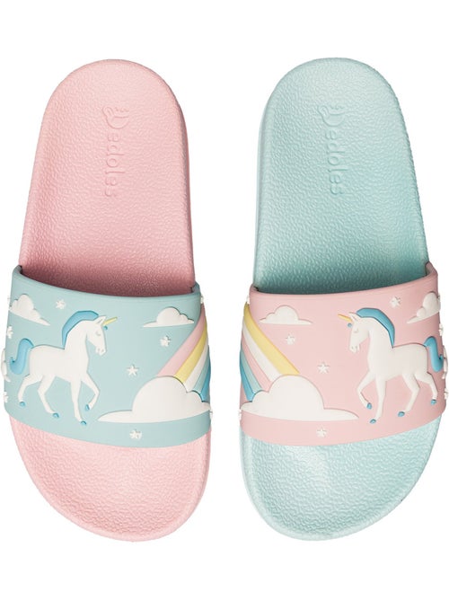 Claquettes Enfants Licornes & Arc-en-ciel - Kiabi Claquettes Enfants Licornes & Arc-en-ciel - Kiabi