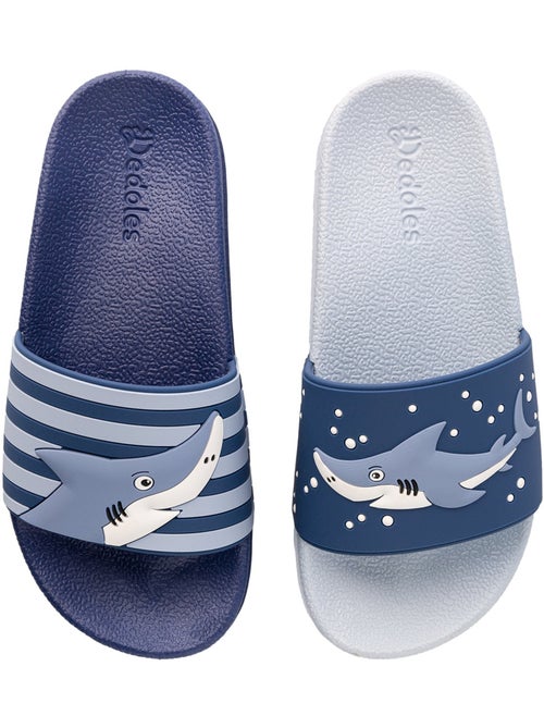 Claquettes Enfants Requins Gris - Kiabi Claquettes Enfants Requins Gris - Kiabi