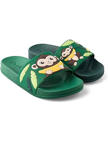 Claquettes Enfants Singe dans la Jungle