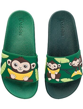 Claquettes Enfants Singe dans la Jungle