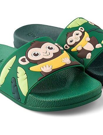 Claquettes Enfants Singe dans la Jungle