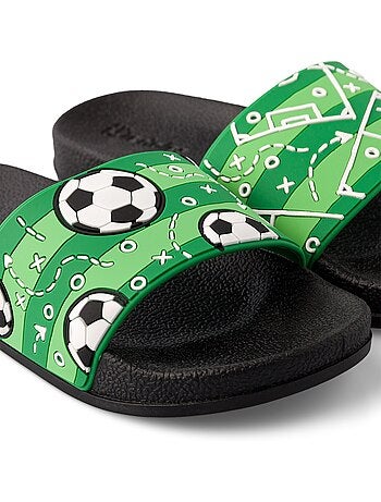 Claquettes Enfants Terrain De Football