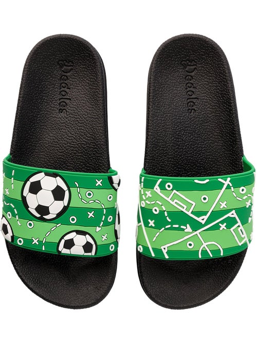 Claquettes Enfants Terrain De Football - Kiabi Claquettes Enfants Terrain De Football - Kiabi