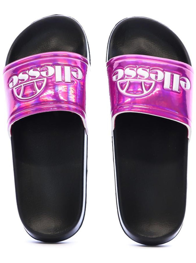 Claquettes femme ellesse Rose Métal - Kiabi