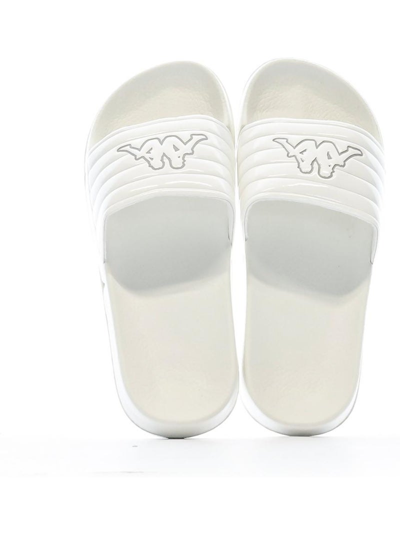 Claquettes Femme Kappa Blanc - Kiabi