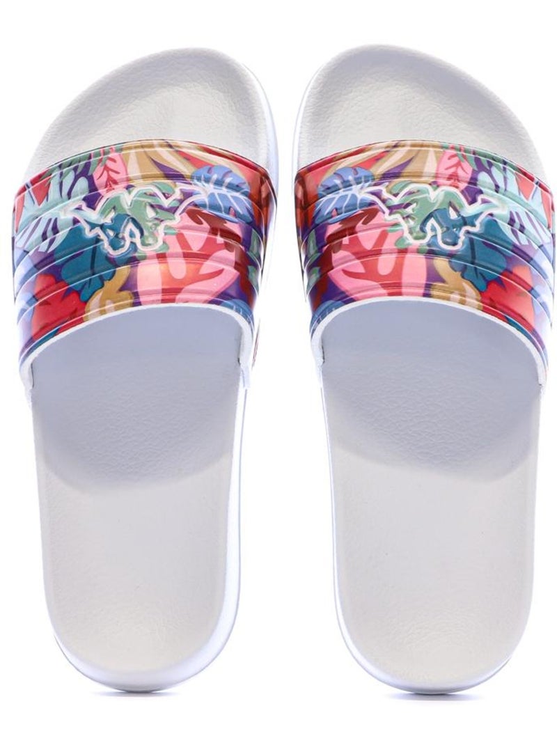Claquettes Femme Kappa Blanc - Kiabi