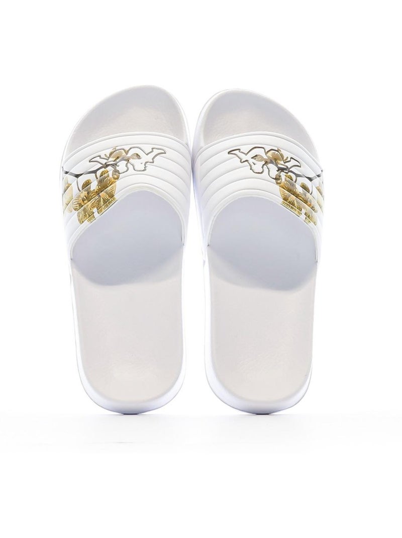 Claquettes Femme Kappa Blanc - Kiabi