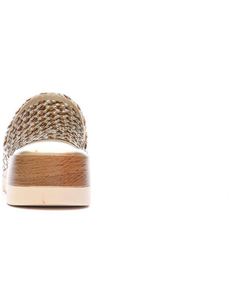 Claquettes Femme Marron cappuccino - Kiabi