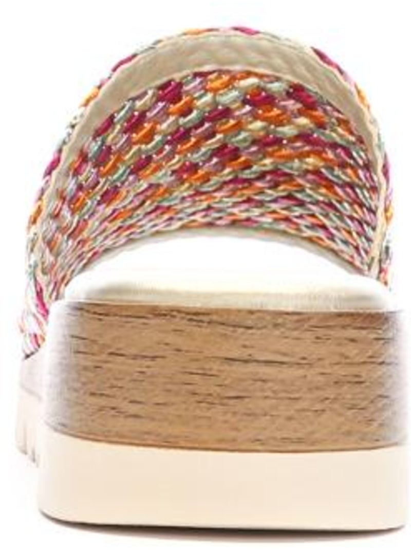 Claquettes Femme Multicolore - Kiabi