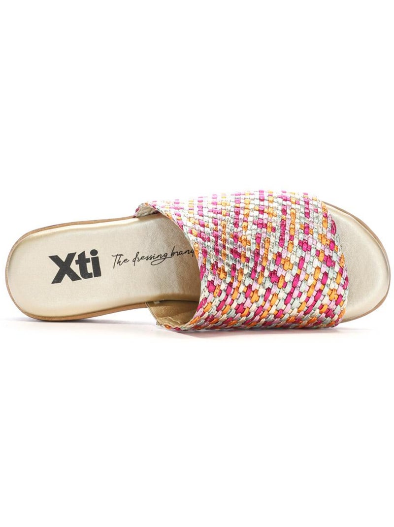 Claquettes Femme Multicolore - Kiabi