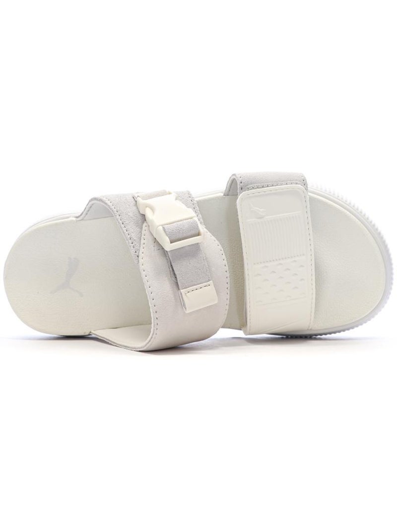 Claquettes Femme Puma Beige - Kiabi
