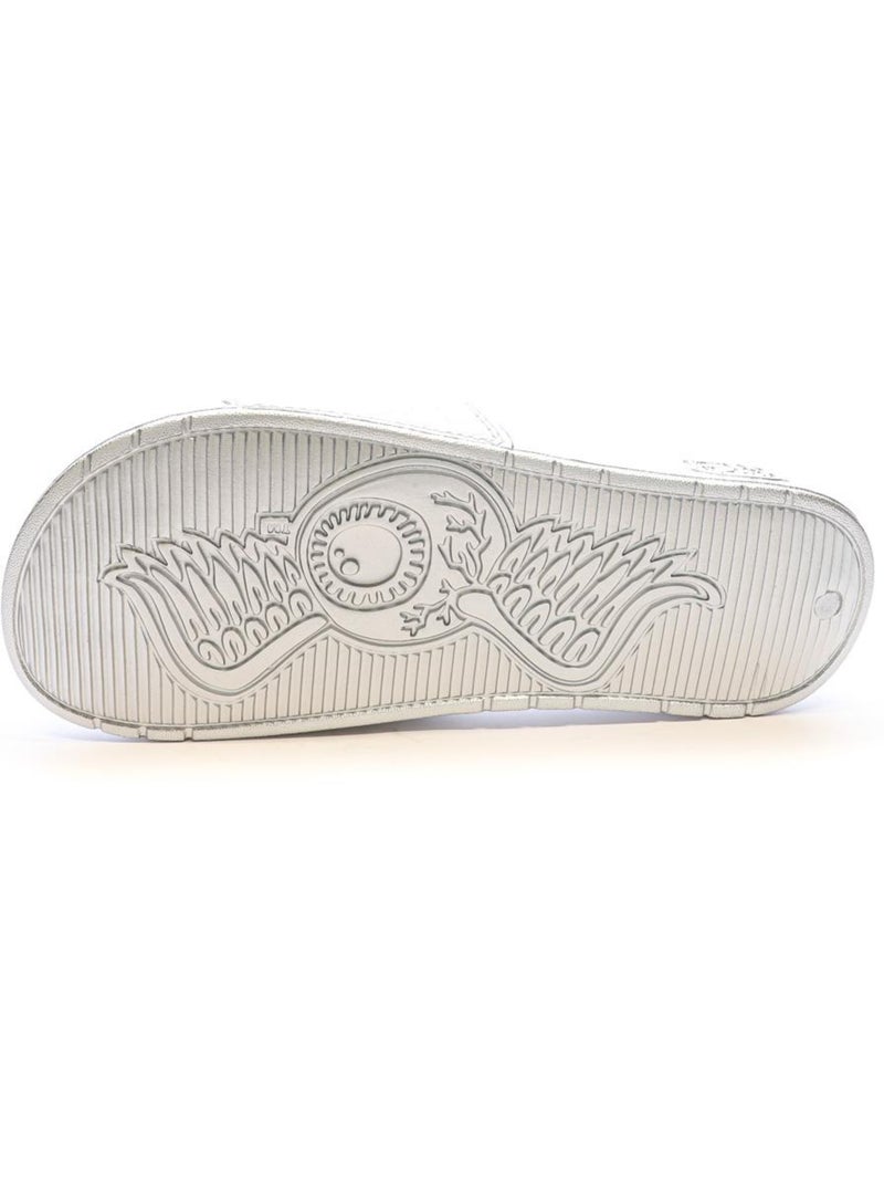 Claquettes Femme Von Dutch Argent - Kiabi