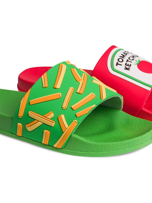 Claquettes Frites et Ketchup - Kiabi