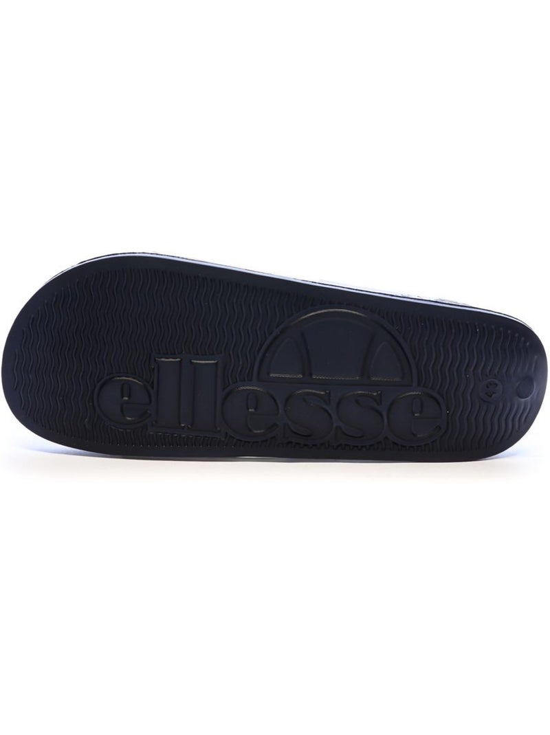 Claquettes Homme Ellesse Blanc Bleu marine - Kiabi