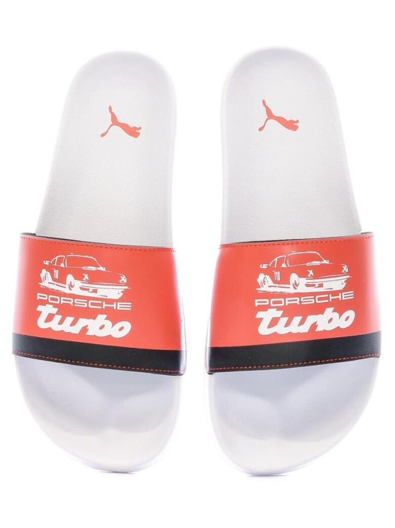 Claquettes  Homme Puma Porsche Leadcat 2 Rouge - Kiabi