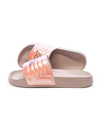 Claquettes Mauve Fille Kappa Logo Searl