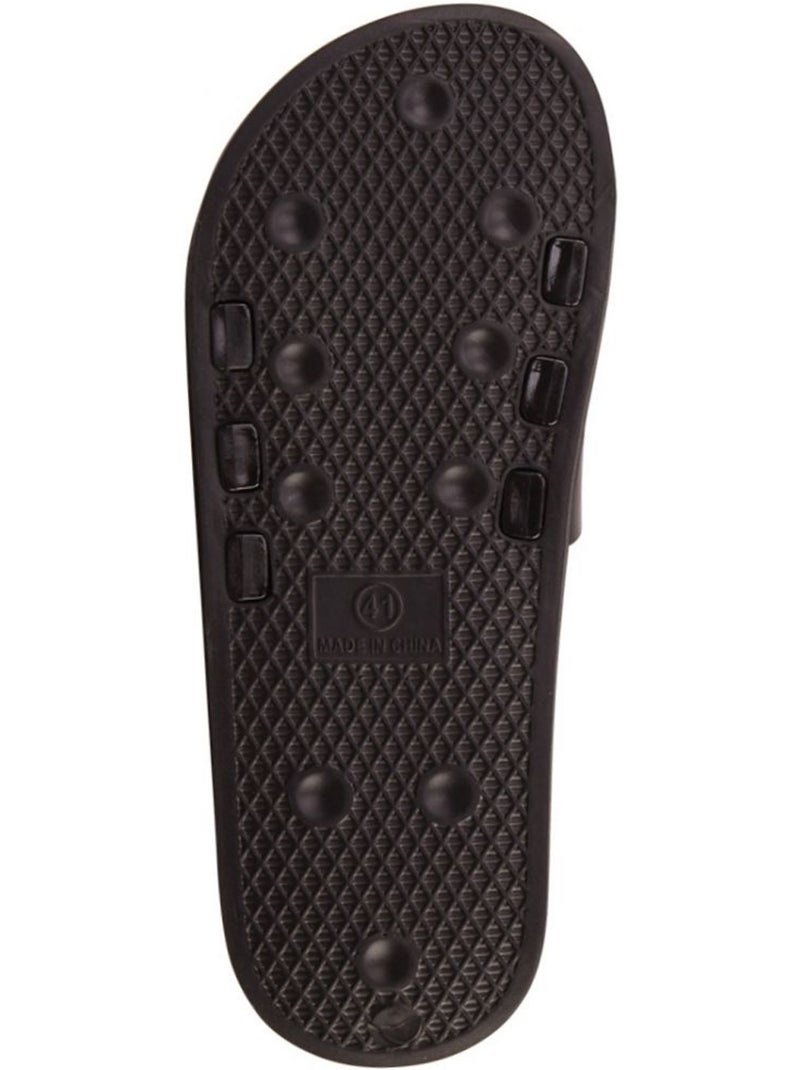 Claquettes motif logo lathi - lotto Noir - Kiabi