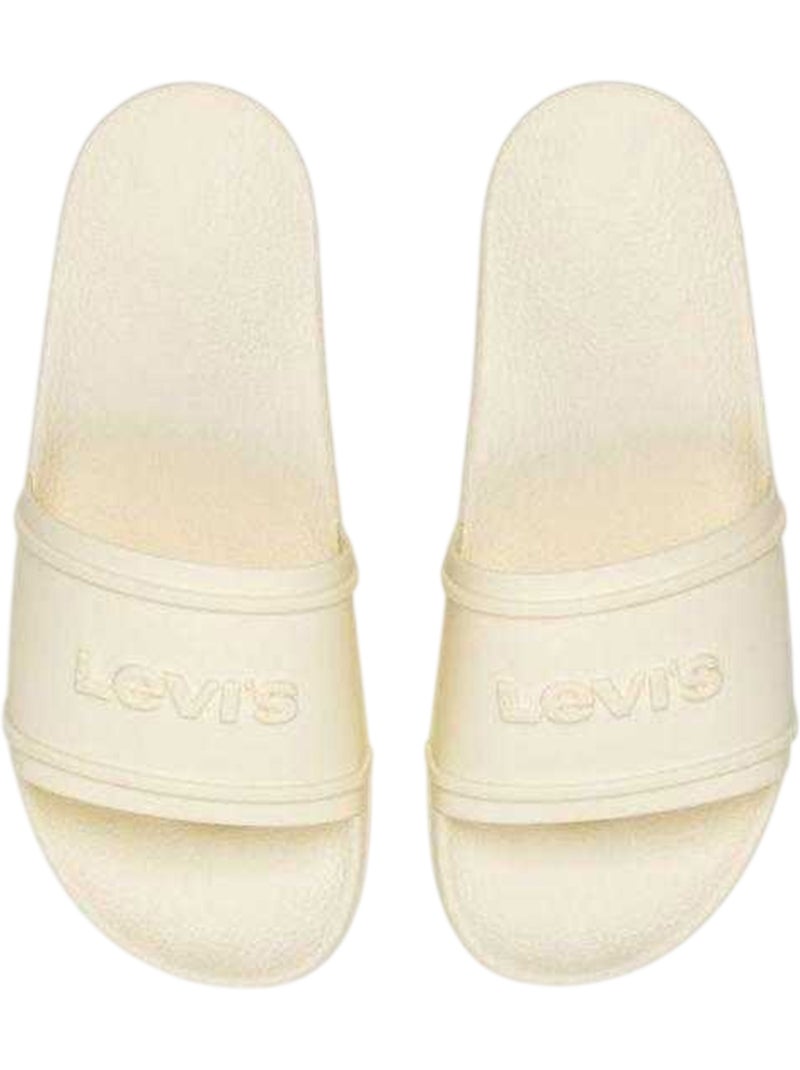 Claquettes motif/style 3d june - levis Jaune - Kiabi