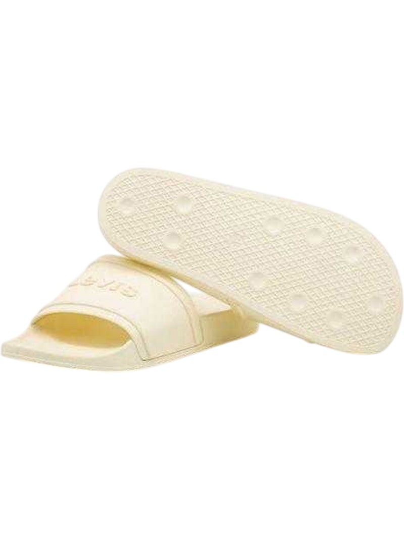Claquettes motif/style 3d june - levis Jaune - Kiabi