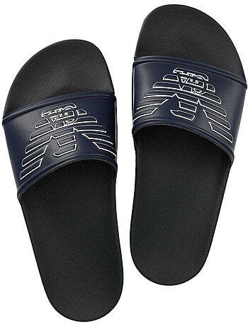 Claquettes motif/style logo - emporio armani