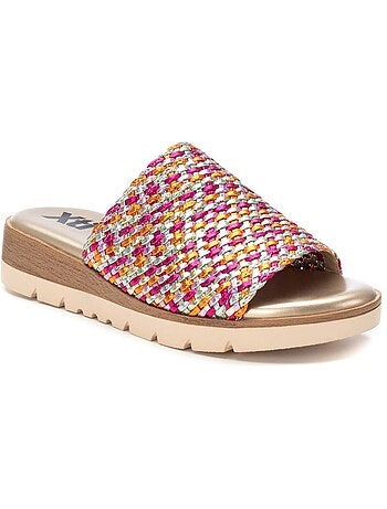 Claquettes Argent Femme XTI 143881