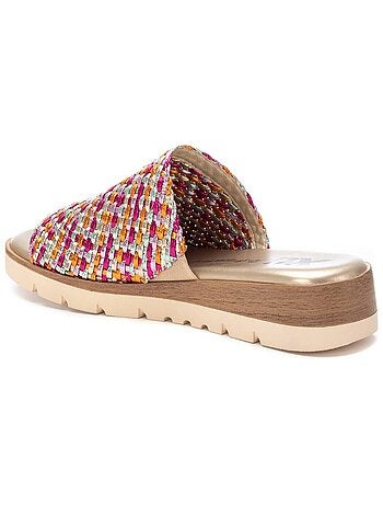 Claquettes Argent Femme XTI 143881