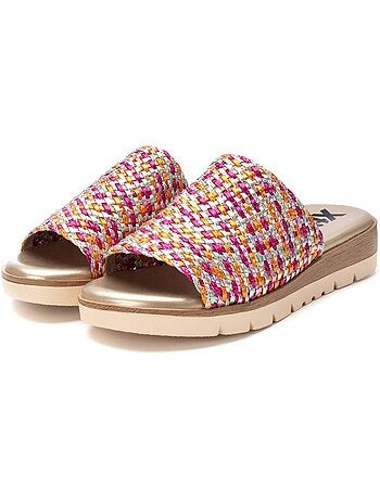 Claquettes Argent Femme XTI 143881