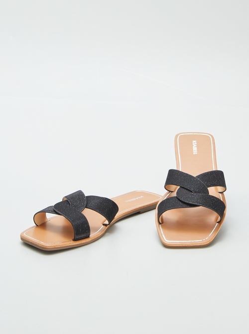 Claquettes pailletées - Kiabi