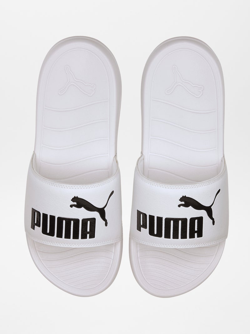 Claquettes 'Puma' blanc - Kiabi