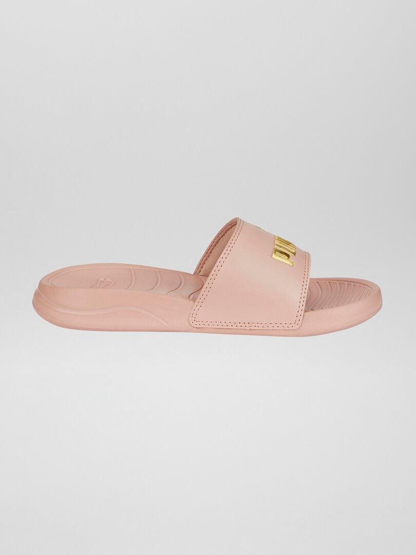 claquettes puma rose