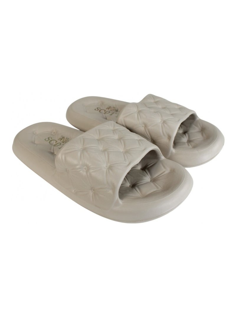 Claquettes Scott femme Beige - Kiabi