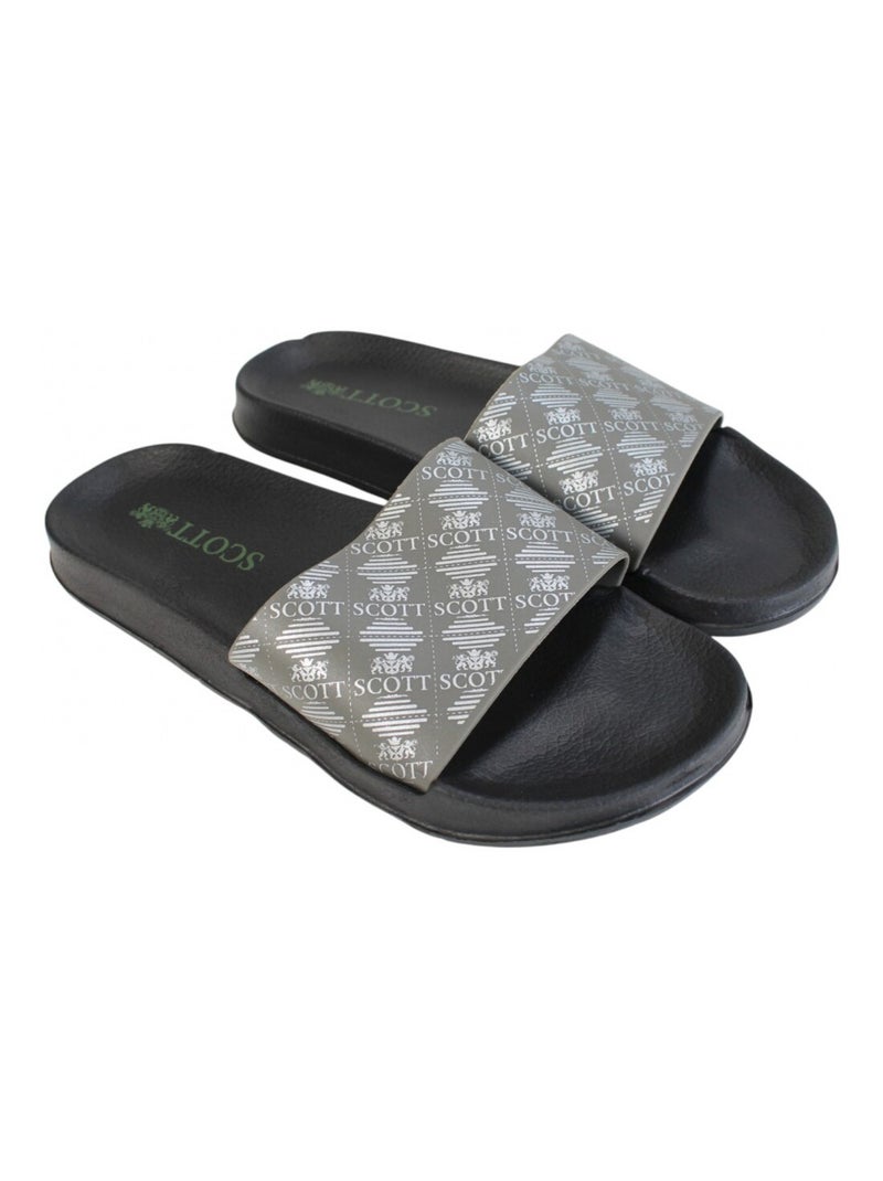 Claquettes Scott femme Gris - Kiabi