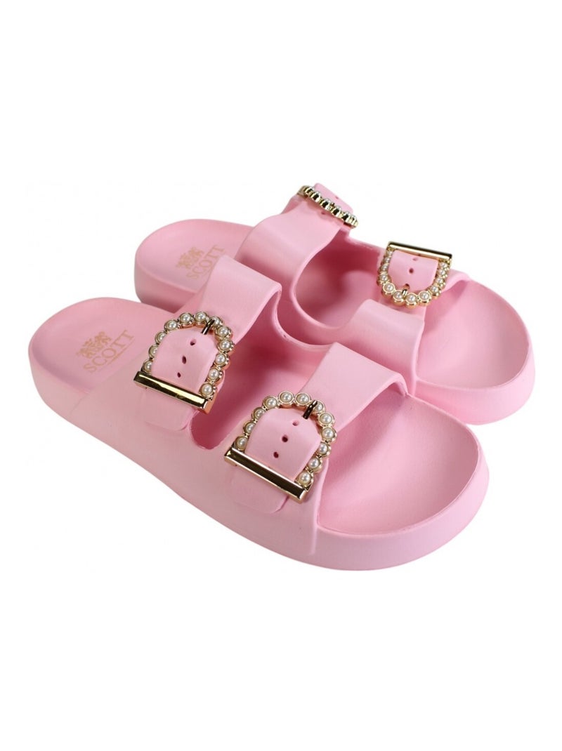 Claquettes Scott femme Rose - Kiabi