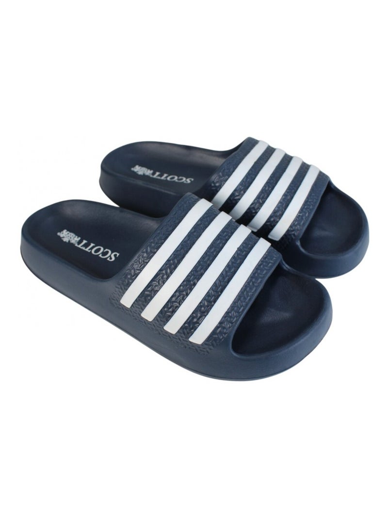 Claquettes Scott homme Bleu marine - Kiabi