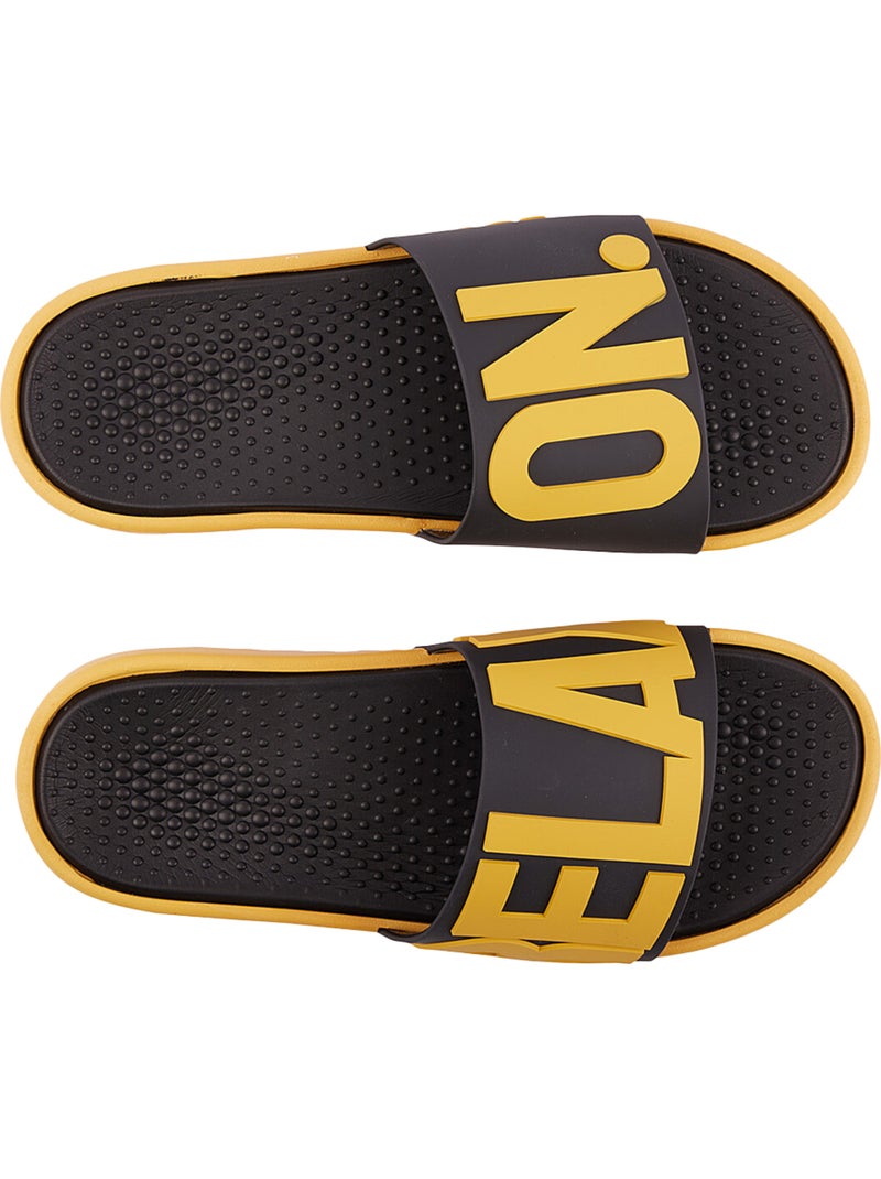 Claquettes speedy - coqui Noir Jaune - Kiabi