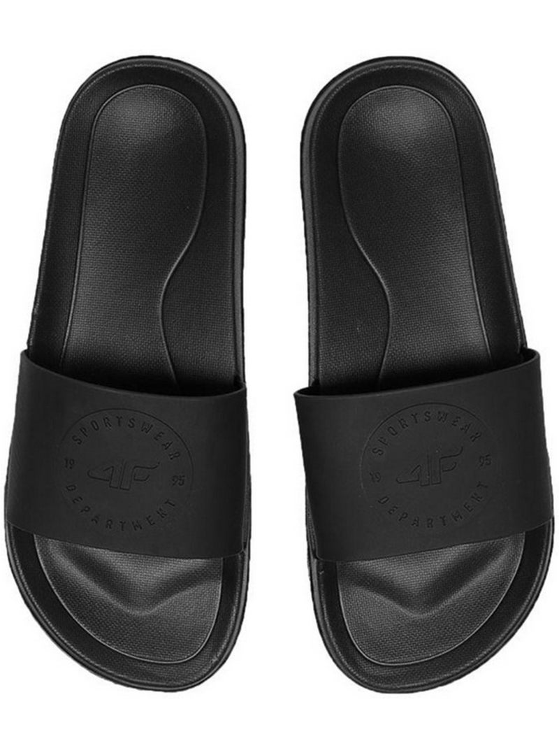 Claquettes style logo f045a - 4f Noir - Kiabi
