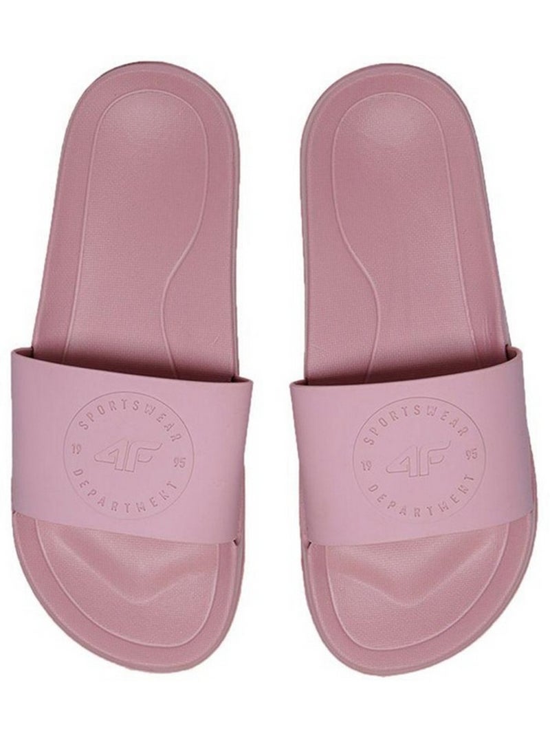 Claquettes style logo f045a - 4f Rose foncé - Kiabi