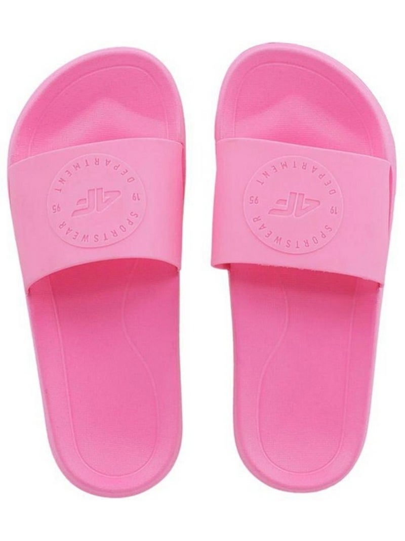 Claquettes style logo f045a - 4f Rose - Kiabi