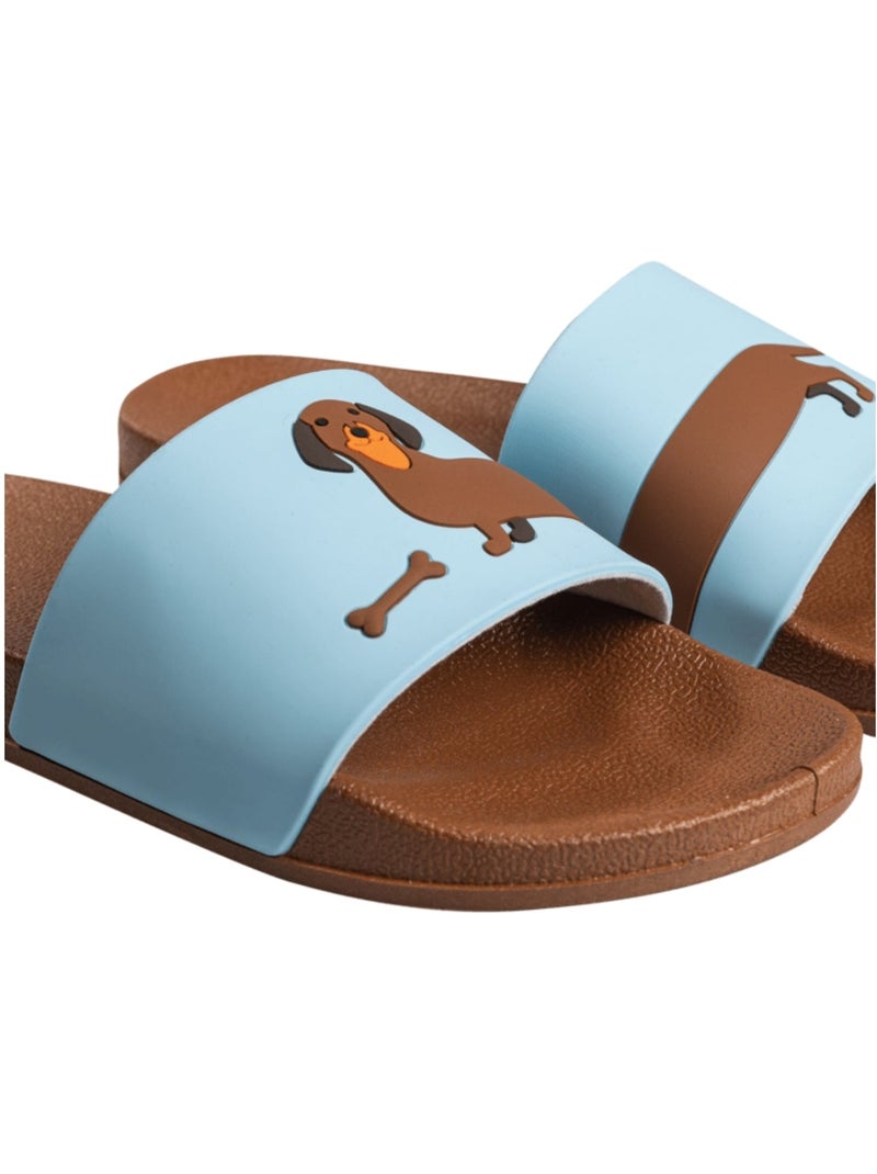 Claquettes Teckel Marron - Kiabi