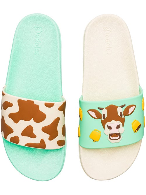 Claquettes Vaches & Cloches - Kiabi Claquettes Vaches & Cloches - Kiabi